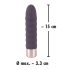 You2Toys Elegant Diamond - genopladelig stavvibrator (lilla)