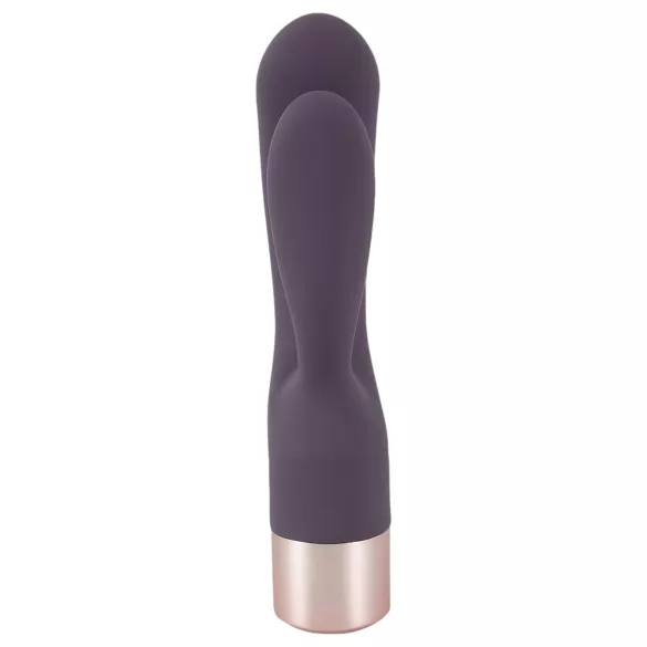 You2Toys Elegant Double - rabbit vibrator med klitorisarm - genopladelig lilla