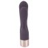 You2Toys Elegant Double - genopladelig vibrator med klitorisstimulator (lilla)