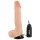 Nature Skin - realistisk vibrator med roterende dildo - hudfarvet
