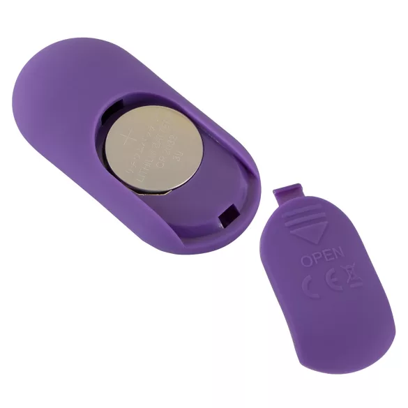 SMILE - trussevibrator med fjernbetjening - genopladelig - lilla