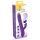 Smile Pearl - perlevibrator med perler (lilla)