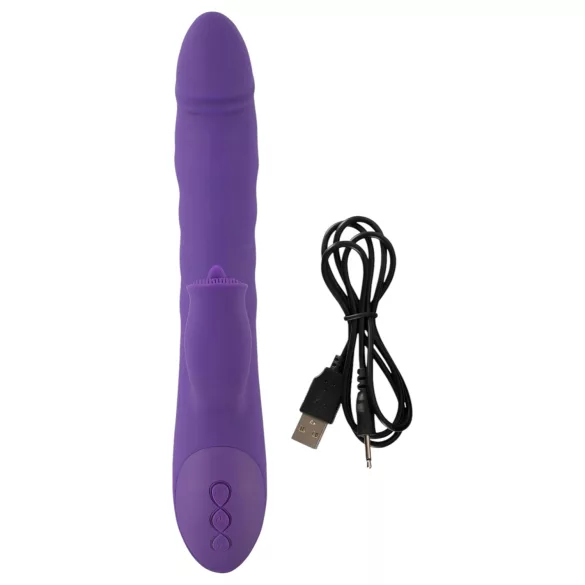 Smile Pearl - vibrator med perler - lilla