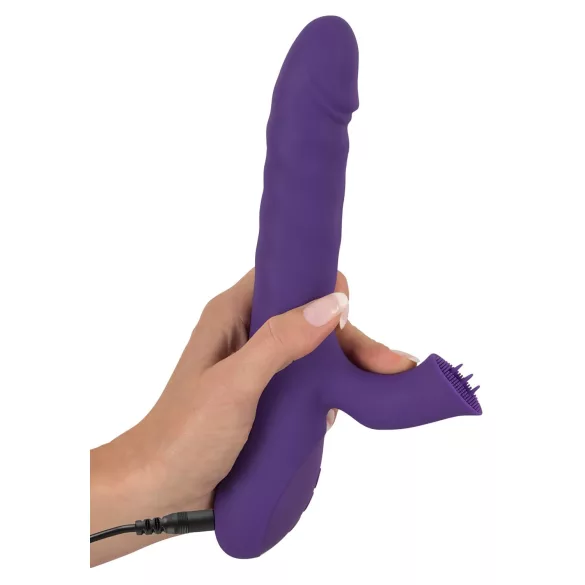 Smile Pearl - vibrator med perler - lilla