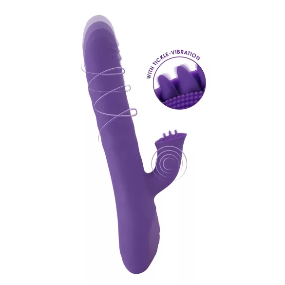 Smile Pearl - vibrator med perler - lilla