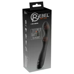 Rebel - prostatavibrator med 2 motorer - sort