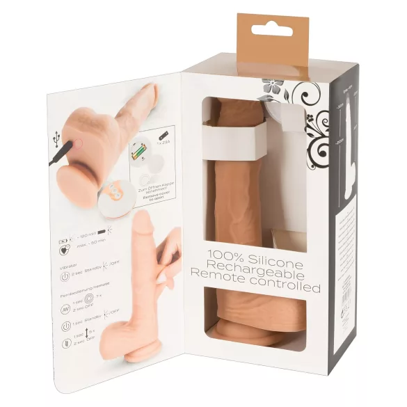 You2Toys - stødende vibrator - naturfarvet