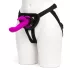 Happyrabbit - strap-on vibrator med kanin - lilla