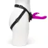 Happyrabbit - strap-on vibrator med kanin - lilla
