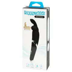 Happyrabbit - wand vibrator - genopladelig massage - sort