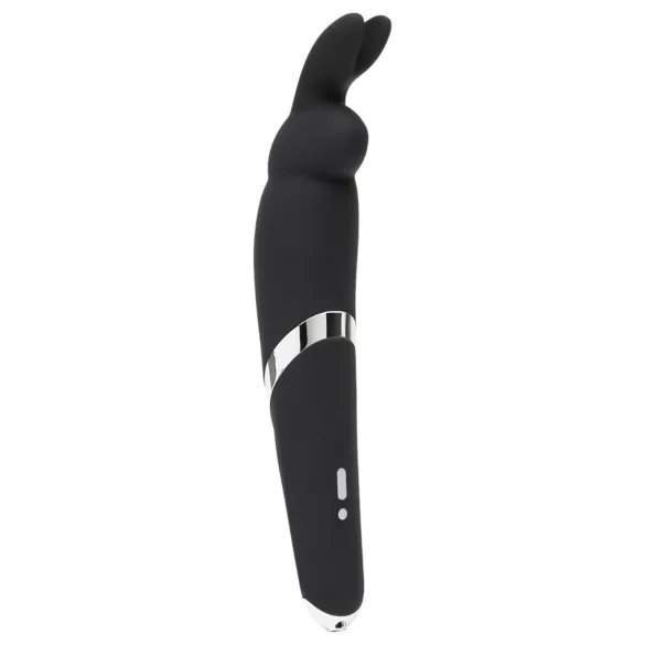 Happyrabbit - wand vibrator - genopladelig massage - sort