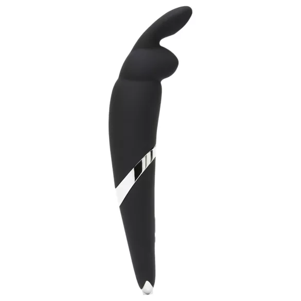 Happyrabbit - wand vibrator - genopladelig massage - sort
