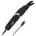 Happyrabbit - wand vibrator - genopladelig massage - sort