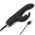 Greedy Girl - genopladelig vibrator (sort)