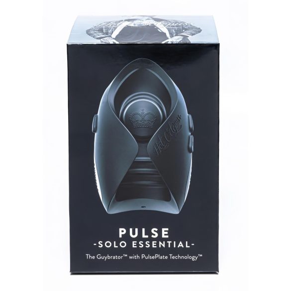 Hot Octopuss Pulse Solo Essential - genopladelig masturbator (sort)