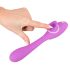 You2Toys 2-Funktions Vibe - genopladelig 2-i-1 vibrator (lilla)