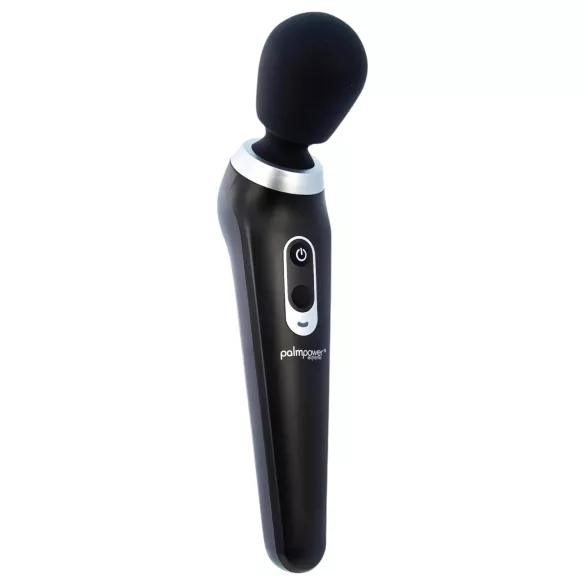 PalmPower Extreme - wand vibrator - genopladelig - sort