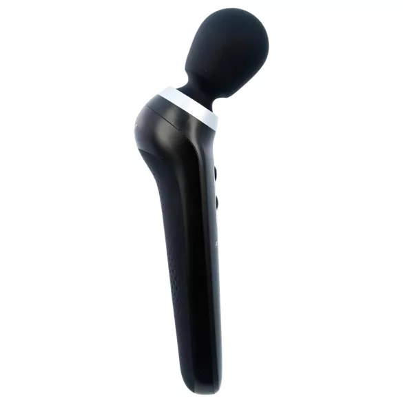 PalmPower Extreme - wand vibrator - genopladelig - sort