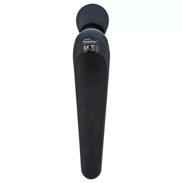 PalmPower Extreme - wand vibrator - genopladelig - sort