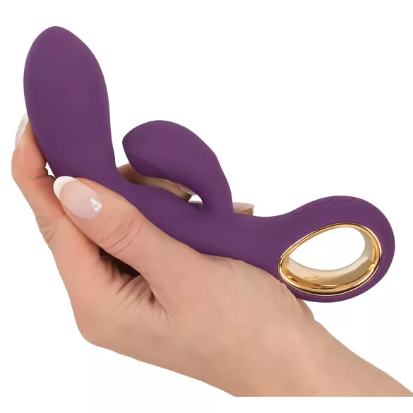 You2Toys - rabbitvibrator med klitorisstimulator - genopladelig - lilla