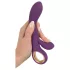 You2Toys - rabbitvibrator med klitorisstimulator - genopladelig - lilla