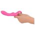 You2Toys - Dual Petit - genopladelig, pink vibrator med 2 motorer