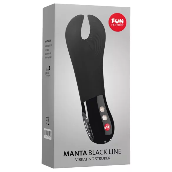 Fun Factory Manta - penissleeve-vibrator (sort)