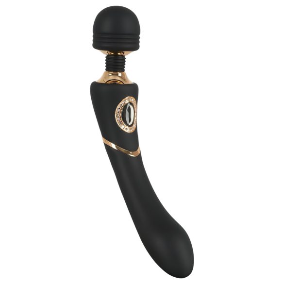 Cleopatra Wand - genopladelig, vandtæt vibrator (sort)