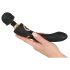 Cleopatra Stav - genopladelig, vandtæt massagevibrator (sort)