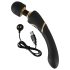 Cleopatra Stav - genopladelig, vandtæt massagevibrator (sort)