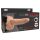 Fetish Strap-On 6 - justerbar, hul vibrator (naturlig)