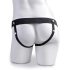 Fetish Strap-On 6 - justerbar, hul vibrator (naturlig)