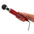 Doxy Die Cast 3 tryllestav - kraftfuld massagestav (rød)
