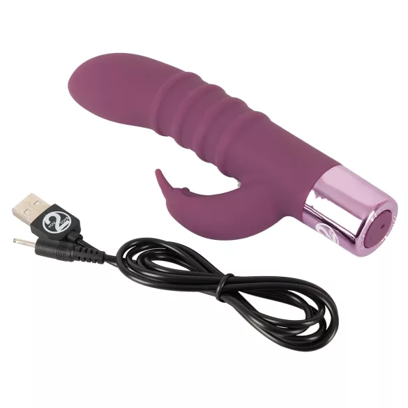 Rabbit Vibe - rabbit vibrator - g-punkt og klitoris - genopladelig - lilla