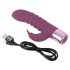 Rabbit Vibe - Genopladelig G-punkt vibrator med klitorisstimulation (lilla)