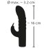 Rabbit Vibe - Genopladelig G-punkt vibrator med klitorisstimulation (lilla)