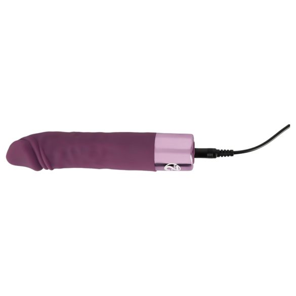 You2Toys Elegant Realistisk - genopladelig, vandtæt vibrator (lilla)