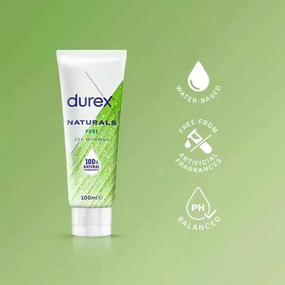 Durex - intimgel - naturlig glidecreme - 100ml