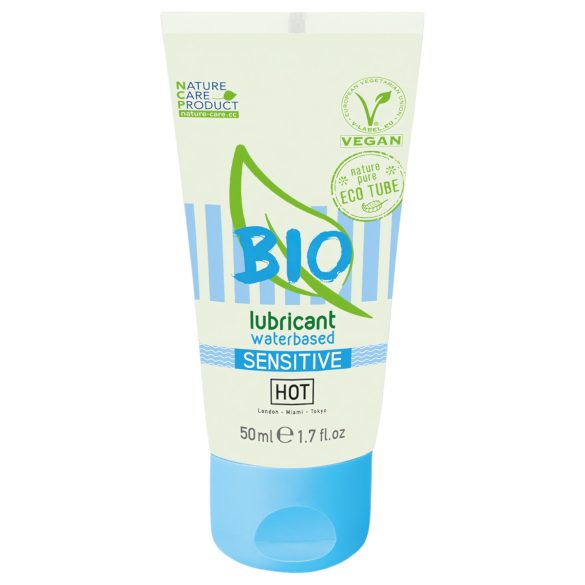 HOT Bio Sensitive - vegansk vandbaseret glidecreme (50 ml)
