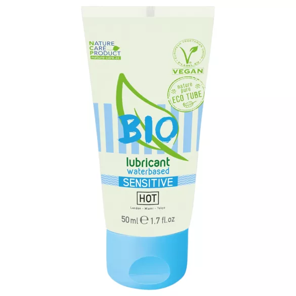 HOT Bio Sensitive - vandbaseret glidecreme - vegansk - 50ml
