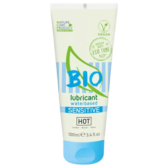 HOT Bio Sensitive - vegansk vandbaseret glidecreme - 100ml