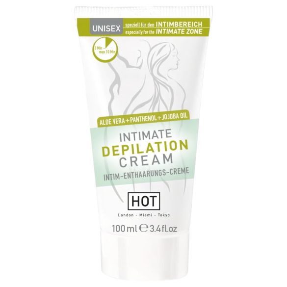 HOT Intimate - intim hårfjerningscreme med spatel (100ml)
