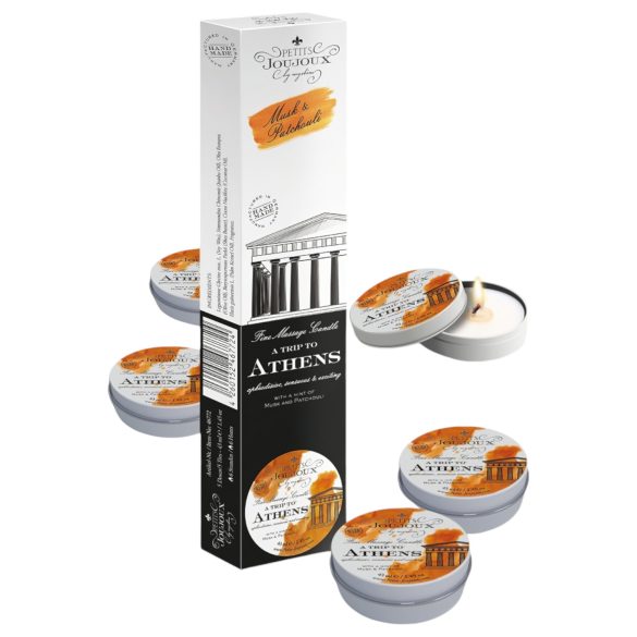 Petits Joujoux Athens – massage lys med moskusduft (5x43ml)