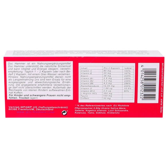 Doc Hammer - kosttilskudkapsler - unisex (24 stk)