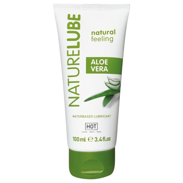 HOT NatureLube Aloe Vera - vandbaseret glidecreme (100ml)