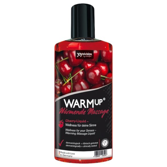 JoyDivision WARMup - varmende massageolie - kirsebær (150ml)
