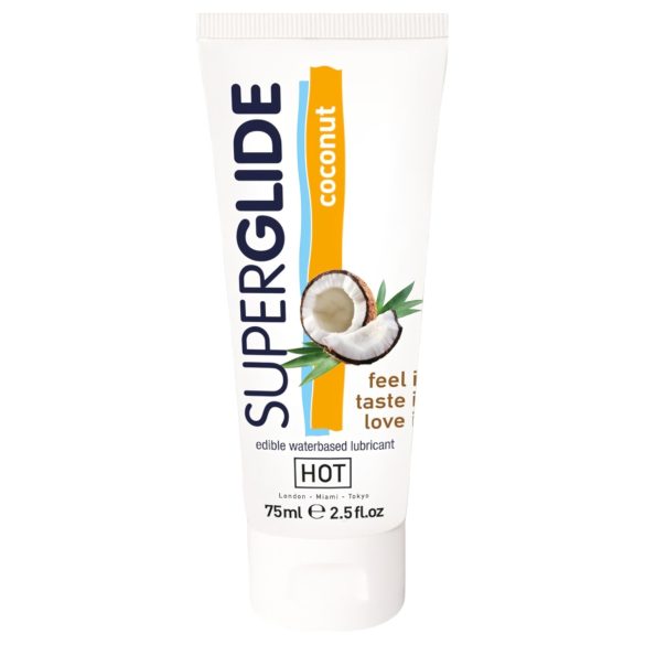 HOT Superglide Kokos - spiselig glidecreme (75ml)