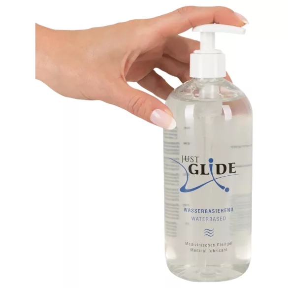 Just Glide - vandbaseret glidecreme - 500ml