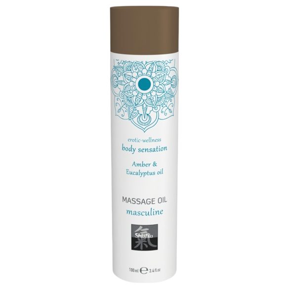 Shiatsu Masculine - massageolie med rav og eukalyptus (100ml)