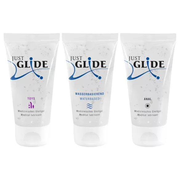 Just Glide - glidecreme sæt - 3x50ml